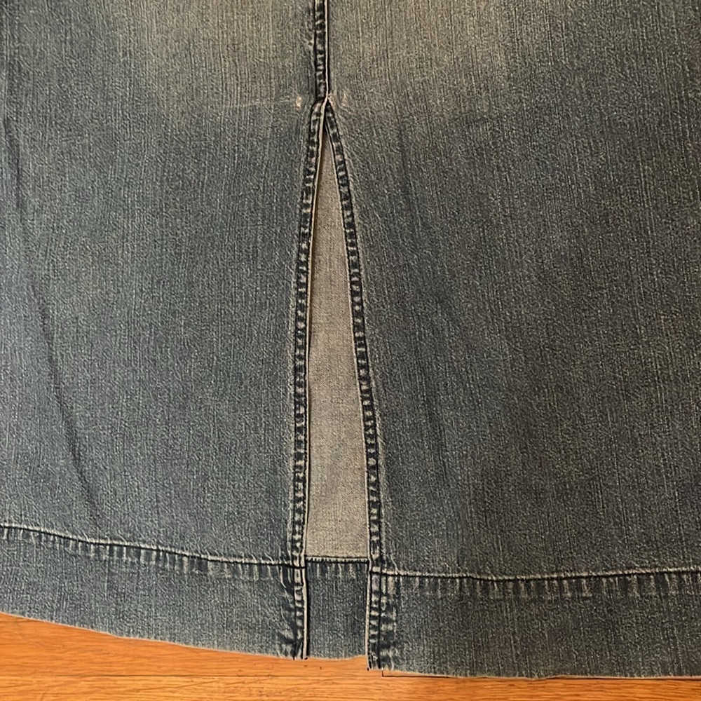 Banana Republic denim long jean skirt size 8 - Picture 7 of 7